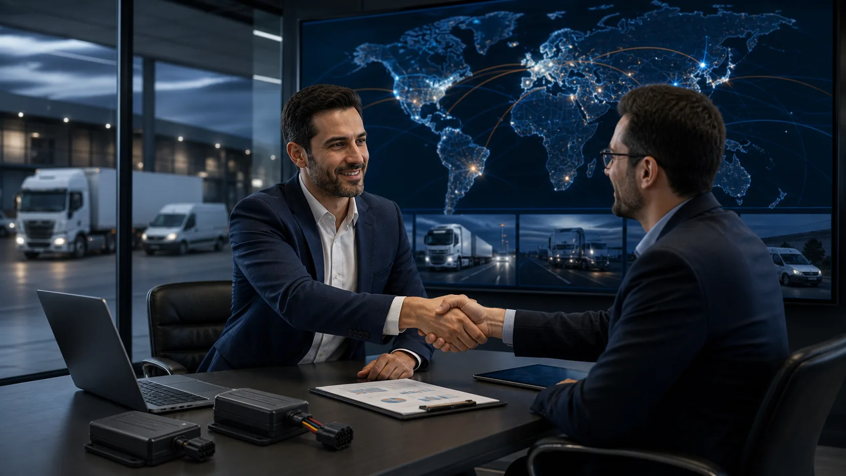 Dealer and distributor partnership network for GPS tracking solutions