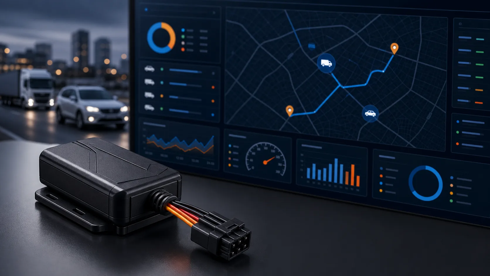 GPS tracker India device and live vehicle location interface from Phoenix Secure