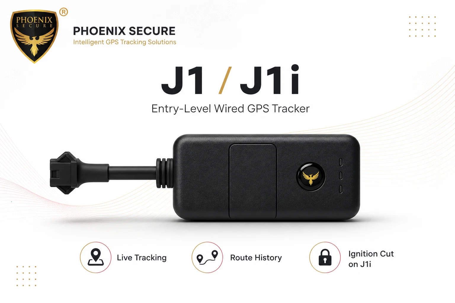 Phoenix Secure J Series wired GPS trackers