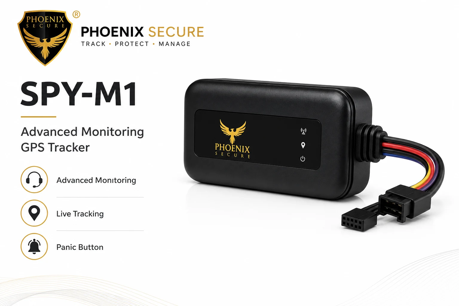 Phoenix Secure SPY-M1 advanced monitoring tracker