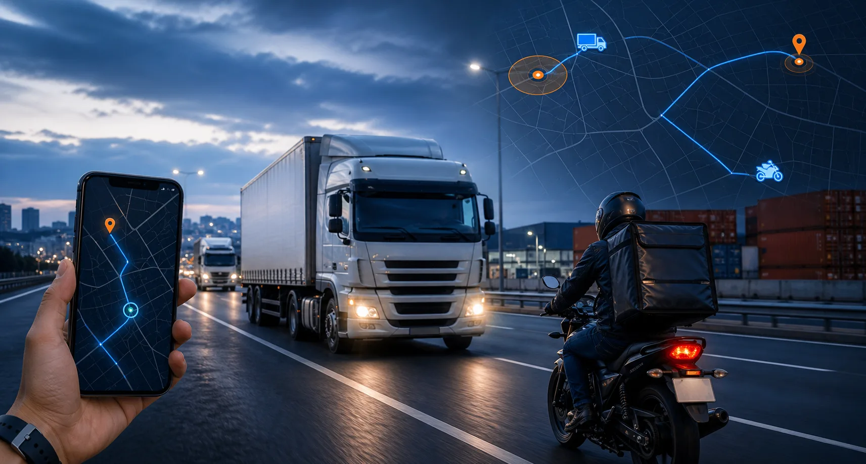 Tracking solutions for bikes, trucks and commercial vehicle movement